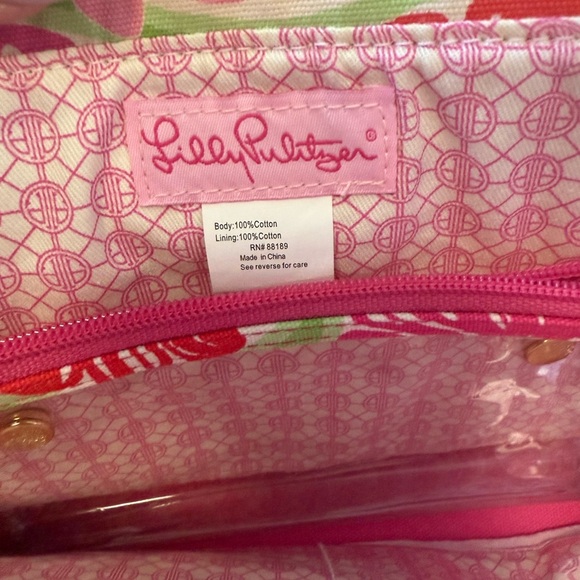 Lilly Pulitzer Mercato Tote Bag floral pink - Picture 8 of 10